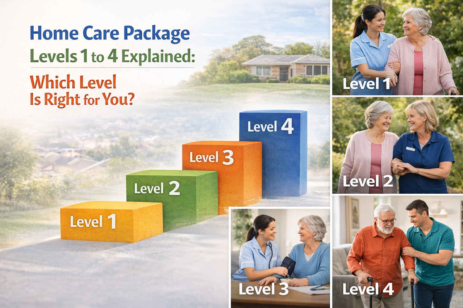 Home Care Package Levels 1 to 4 Explained: Which Level Is Right for You?