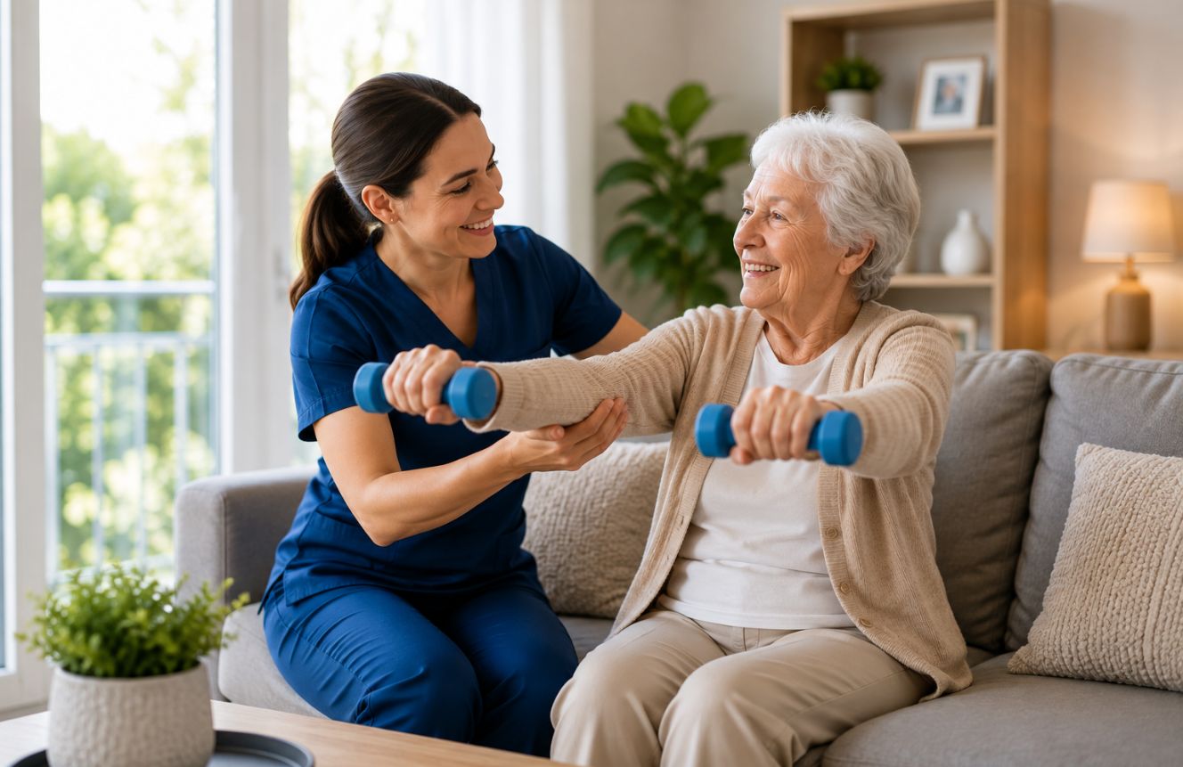 Bright Home Care Exercise Session