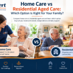 Home care vs residential aged care for older adults and families